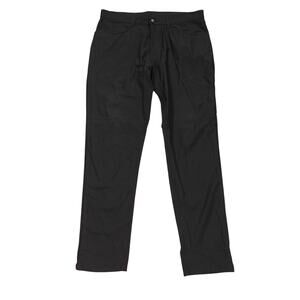 Burnside Black Modern Fit Everywhere Tech Pants Mens 33